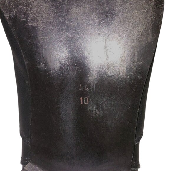 Underground England Black Leather Chelsea Winklepicker Boots Goth UK 10 / US 11 - Picture 11 of 15